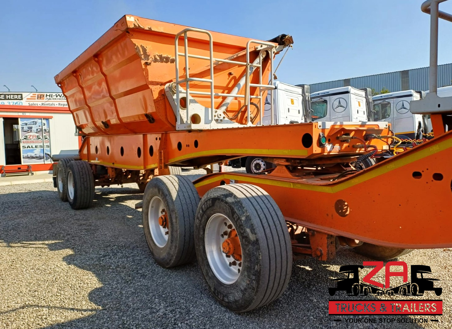 2021 AFRIT 25 CUBE SIDE TIPPER TRAILER #53107